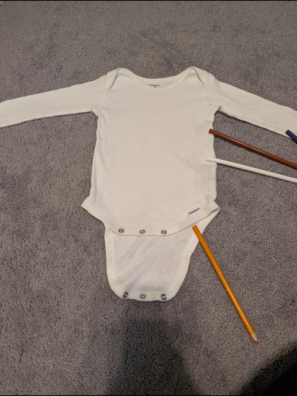 Gerber Cotton Baby Bodysuit Set - Long Sleeve Short Sleeve Onesies 12 18 Months